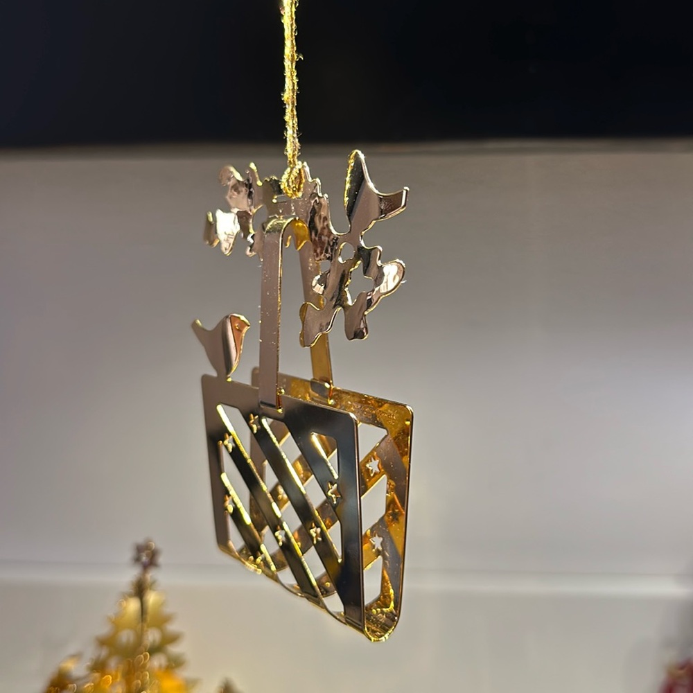 Christmas basket ornament by Georg Jensen (DENMARK)